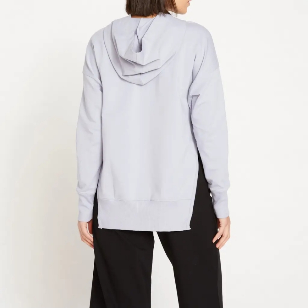 Universal Standard French Terry Polo Hoodie in Aleutian Blue M(18/20)